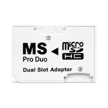 Micro Sd Memory Stick Pro Duo Çevirici Dönüştürücü Hafıza Kartı Adaptörü Tek Renk