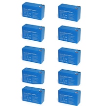 10 Adet Blue Battery 12v 9ah Bakımsız Kuru Akü 2026 Ocak Üretim 12 Volt 9 Amper