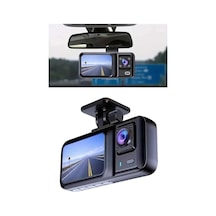 1080p Sürüş Kaydedici 2 İnç Araç Araba Ön İç Arka Dvr Ips Ekran 81630441