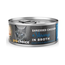 Tr Deluxe Shredded, Tahılsız, Hipoalerjenik, Tiftiklenmiş Tavuk Eti Ve Karidesli Yaş Kedi Maması, 70 Gr X 12 Adet