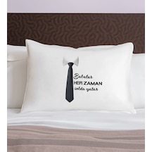 Bk Gift Eğlenceli Tasarımlı Pamuklu Yastık Kılıfı-2 50x70cm , Sevgiliye , Ev si, Tasarım Ev Tekstili