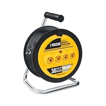 Sgs 2134 30 Mt Profesyonel Makaralı Uzatma Kablosu 3x2,5
