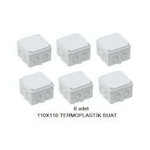 Mete Enerji Termoplastik Buat 110x110x65mm Ip67 Ik06 6 Adet