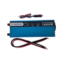 Epilons 12v 1000w Tam Sinus İnverter 220v Çevirici Taşınabilir Güç Kaynağı