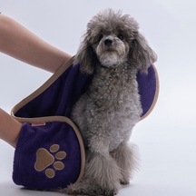 Purple Mor Evcil Hayvan Kurulama Havlusu-köpek Kurulama Havlusu- Kedi Kurulama Havlusu