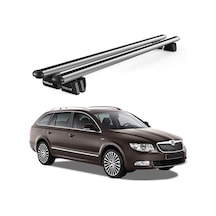 Pençe Skoda Superb Wagon 2015 Ve Sonrası Uyumlu Gri Ara Atkı Port Bagaj Tavan Barı