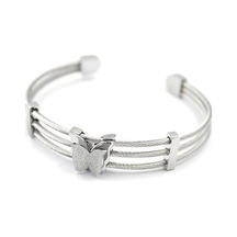 Kelebek Bilezik - Gümüş Çok Renkli