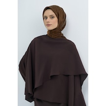 Armine Saf İpek Sura Eşarp-2026 İlkbahar-yaz- 95110d Kahve-taba