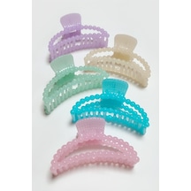 Oval Renkli Mandal Toka 8 Cm Pembe