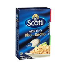 Scotti Arborio Pirinç 500g - Risotto İçin İtalyan Pirinci 8'li Avantaj Paketi - 8 Adet Tarı