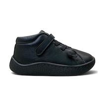 Tuğba Ortopedi 607 Çocuk Barefoot Deri Bot Siyah