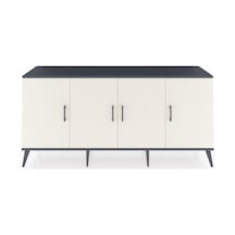 Hyperion Konsol 3 Raflı 4 Kapaklı 176x44x83 Antrasit-aytaşı Aytaşı