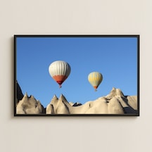 Kapadokya Peri Bacaları Ve Balonlar Uv Baskılı Pvc Tablo