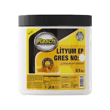 Rasch Lityumlu Yüksek Basınç Ep2 Katı Gres Yağı Sarı - 0.9 Kg.