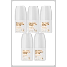 Stay Fresh Deo Roll On Kadın Cotton 48 Saat Koruma 50 Ml 5 Adet