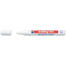 Hobi-Marketart Edding 90 Cam Yazı Tahtası Kalemi Beyaz