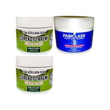 2 Tane Çörek Otu Kremi Orta Boy Agrilar İçin Krem 100 Ml Krem + Painclass Kuıyruk Yağı Kremi 100 Ml / Sırt Bel Kas Diz Dirsek İskelet Eklem Ağrılarına Masaj Seti