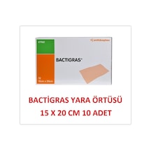 Smith&Nephew Bactigras Parafinli Tül Sargı Yara Bakım Örtüsü 15 x 20 CM 10 Adet
