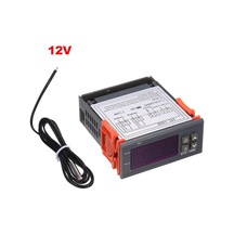 Stc-1000 Dijital Sıcaklık Kontrol Cihazı Isıtma Soğutma Santigrat Termostat 2 Röle Çıkışlı 12v