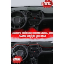 Peugeot Partner 2002-2008 Uyumlu Torpido Örtüsü Çatlama Ve Isıya Karşı Tam Koruma A6 Torpido Halısı