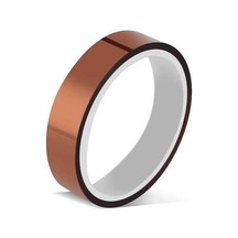 Treasures 20mm & 30m Poliimid Kapton Isıya Dayanıklı Yapışkan Bant - Yüksek Sıcaklık Direnci