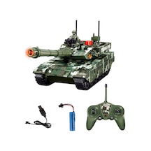 Hstar 1:16 Rc Uzaktan Kumandalı Battle Armored Tank 6 Chanel 27 Mhz. Sesli Ve Işıklı Usb Şarj 35 Cm Çok Renkli
