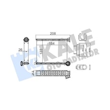 Dacia Duster Kalorifer Petegi 1.6 2018-2021 Kale 357310