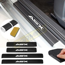 Mitsubishi Asx Karbon Kapı Eşiği Sticker (4 Adet)