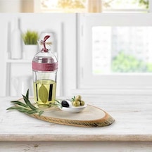 Cam Yağdanlık Fresh Ölçülü Yağ Şişesi Yağdanlık Şeffaf