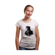 Sherlock Eskiz Kadın Beyaz Tshirt