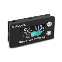 Dc 8v-100v Kurşun Asit Lityum Pil Kapasite Göstergesi -voltmetre Gerilim Ölçer 12v-24v-48v-72v Çok Renkli