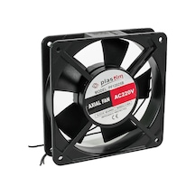 PLASTİM 220V Ac – 120X120X25 Mm Bilezikli Aksiyel Fan