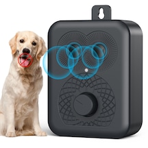 Ikkb Yeni Köpek Taşınabilir Ultrasonik Şarjlı Köpek Kovucu Siyah