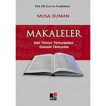 Makaleler  - Musa Duman  - Kesit Yayınları