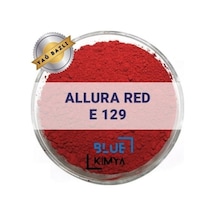 Blue Kimya Lake Allura Red Bayrak Kırmızısı E129 Yağ Bazlı Toz Gıda Boyası 500 G