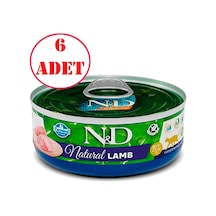 Nd Natural Kuzu Etli Kedi Konservesi 70 Gr 6 Ad