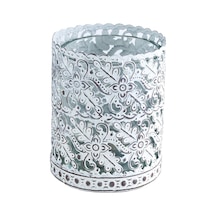 Pasabahce Blossom Metal Tealight Mumluk Beyaz - 1 Adet