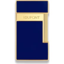 S.t. Dupont Slimmy Puro Çakmak Parlak Mavi Gold 28225
