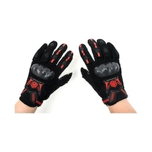 Scoyco Mc20 Carbon Fiber Eldiven (Kırmızı-Siyah) (434128015)