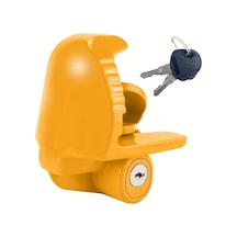 Chuangyinshop Heavy-duty Steel Tow Hook Yellow Evrensel Çekme Kancası Kilit Dayanıklı Çelik Tekne Karavan Ağır Hizmet Kilit Aksesuar