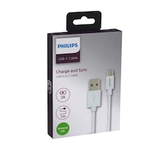 Philips Type-C Usb Hızlı Şarj Ve Data Kablo 1M Swr1601/93 3A