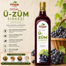 Doğal Üzüm Sirkesi 500 Ml Katkısız Üzüm Sirkesi