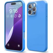 Newface Apple İphone 16 Pro Max Kılıf First Silikon - Mavi