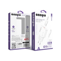 Onopo Charge Lightning Usb 2.6A Apple Uyumlu iPhone 10W - X5 Hızlı Şarj Cihazı