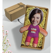 Bk Gift Hediye Kutusunda Kişiye Özel Fotoğraflı Kadın Süper Kahraman Bebek Yastık-2, Arkadaşa Hediye, Sevgiliye Hediye, Doğum Günü Hediyesi Kobitmeyen