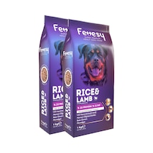Fevesy Kuzu & Pirinçli Yetişkin Köpek Maması 2 x 1 KG