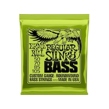 Ernie Ball Normal Slinky Nickel Wound Elektro Gitar Telleri, Ölçü 50-105