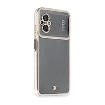 Poco M5 Kılıf Liva Lens Silikon - Beyaz Bzsxx00 1