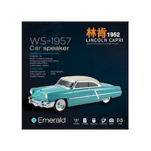 Bluetooth Hoparlör Turkuaz Renk Fm Radyo Sd Kart Usb Desteği Çoklu Bağlantı 5 Saat Dinleme