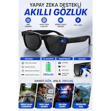 8mp Kameralı Yapay Zeka Akıllı Gözlük Chatgpt Destekli Sesli Asistan Ve Çeviri Özellikli Çok Renkli